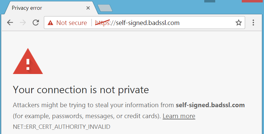 ssl error