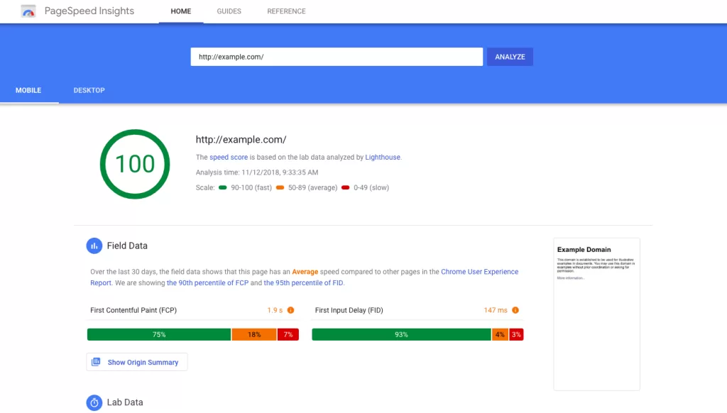 website optimization test website speed google pagespeed