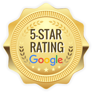 5-star rating on Google